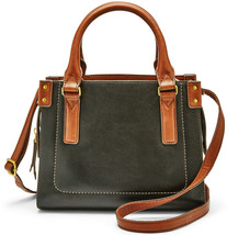 Fossil Claire Black Leather Mini Satchel Crossbody Handbag SHB2025001 NWT $198 - £67.25 GBP