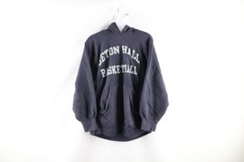 Vtg 80s Sand Knit Mens S Thrashed Seton Hall University Basketball Hoodi... - £96.78 GBP