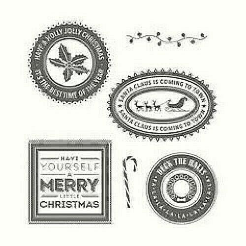 Stampin' Up- "Holly Jolly" Layers Stamp Set. - $8.95