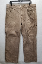 CE Schmidt Workwear Canvas Carpenter Pants Utility Tough 19-R248-7P Tan 36 X 30 - £17.74 GBP