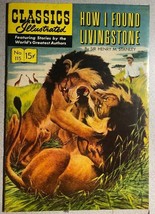 Classics Illustrated #115 How I Found Livingstone Stanley (Hrn 116) 1st 1954 Fn - £31.80 GBP
