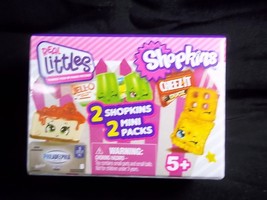 Shopkins REAL LITTLES  Snack Time 2 pack blind box NEW Sealed - £5.16 GBP