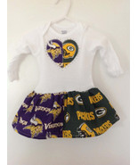 Custom Packers and Vikings House Divided Infant Dress - $27.38 CAD