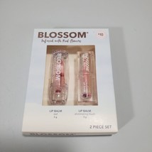 Blossom 2 Piece Set Lip Balm New In Packaging Shimmering Color-Changing - £6.65 GBP