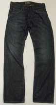 SILVER Jeans Men&#39;s ZAC tag 32 / 33&quot; waist space/ L 35.5&quot; Dark Blue Wash EUC - $44.95