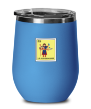 Wine Tumbler Stainless Steel Insulated  Funny La Supermama Mexican Mama  - £19.94 GBP