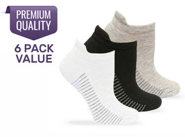 Carolina Ultimate Womens No Show Sport Moisture Wicking Low Cut Tab Sock... - £12.57 GBP