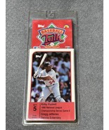 NEW 1986 Topps Baseball Talk Collection #5 Kirby Puckett Gregg Jeffries ... - $13.52 CAD