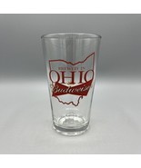 Budweiser Brewed in Ohio Pint 16 Oz. Beer Glass Columbus, Ohio Bud Logo - £7.81 GBP