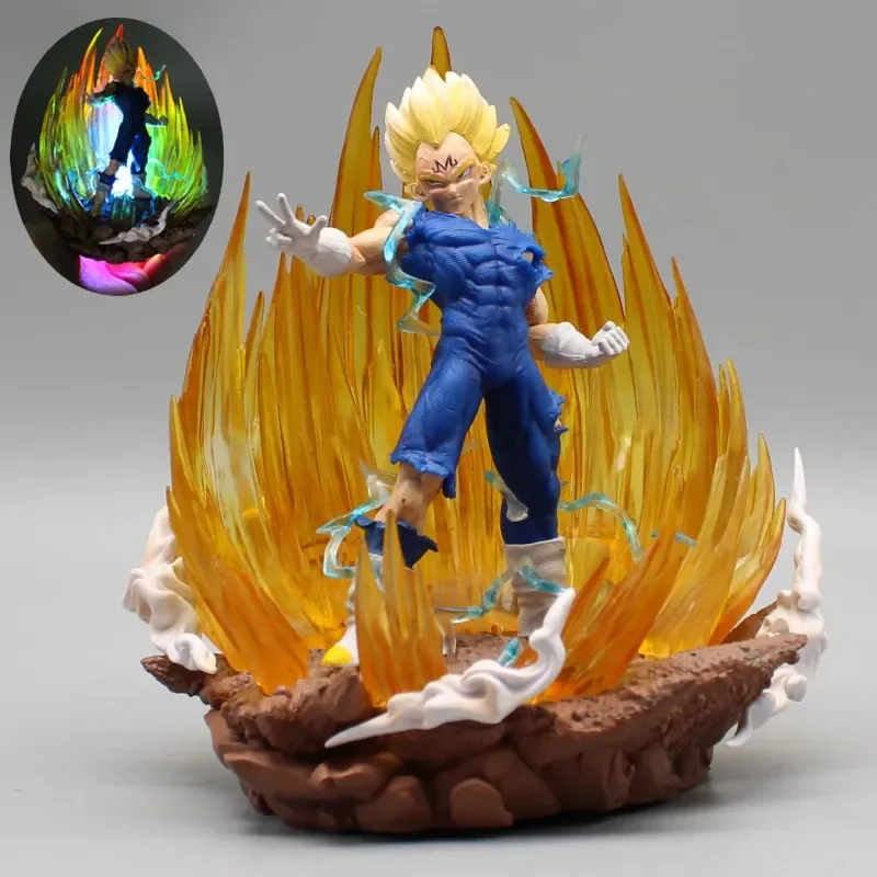 14cm Dragon Ball Z Sky Top Vegeta Anime Figures Gk Super Saiyan 2 Vegeta Maji - £28.26 GBP+