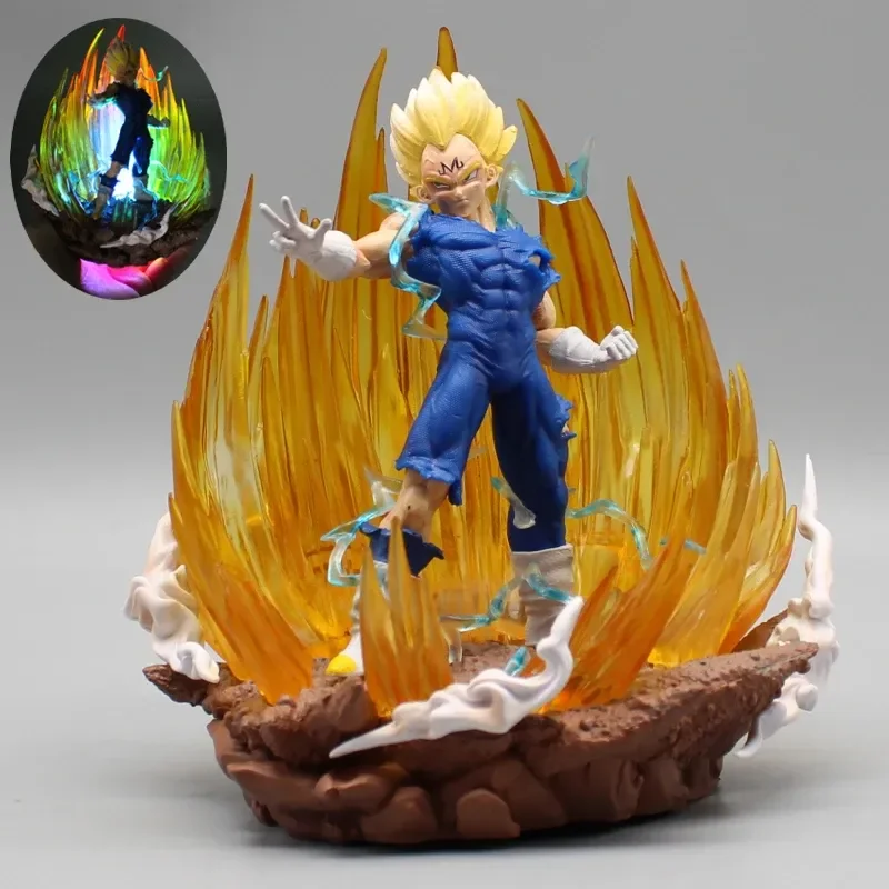 14cm dragon ball z sky top vegeta anime figures gk super saiyan 2 vegeta majin figure thumb200