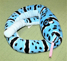 64&quot; WILD REPUBLIC RATTLE SNAKE BLUE BLACK STUFFED ANIMAL PLUSH REPTILE 2... - £17.98 GBP