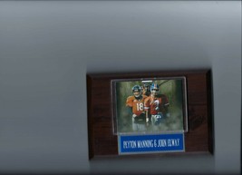Peyton Manning &amp; John Elway Plaque Denver Broncos Football Nfl - £3.08 GBP