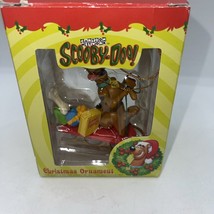 Trevco Cartoon Network 2000 Scooby-Doo Downhill Sledding Christmas Ornament VTG - £10.98 GBP