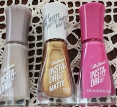 Three (3) Bottles ~ (018/183/283) Sally Hansen ~ Insta Dri ~ Nail Color ... - $20.00