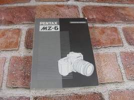 Pentax MZ-6 Camera Operating Manual Instructions Book 2001 - £14.79 GBP