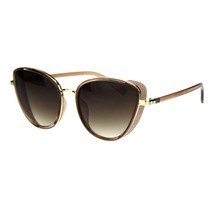 Glitter Side Cover Womens Sunglasses Cateye Butterfly Double Frame UV400 - £16.35 GBP+