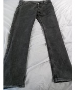 Men’s H&amp;M Slim Coupe Etroite Black Denim Jeans Size 36X32 - $200.04 MXN