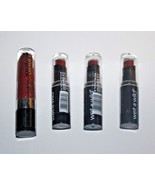 Wet n Wild MegaLast Lip Color 3x#918D + Catsuit Lipstick #993 Lot Of 4 S... - $289.16 MXN