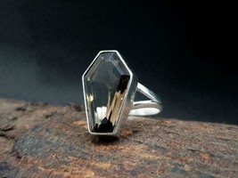 Handmade Jewelry 925 Sterling Silver Natural Certified Quartz Stone Gift Ring - £44.26 GBP