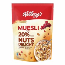 Kellogg's Muesli 20% Nuts Delight | Breakfast Cereal | High in Iron| High in Fib - $19.88