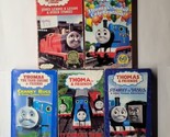 Lot of 5 Thomas The Tank Engine &amp; Friends VHS Tapes Cranky Bugs Sodor James - $24.74
