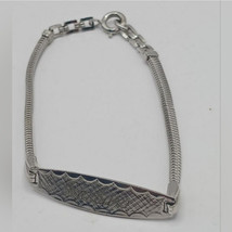 Vintage kalbe id bracelet &quot; Barbara &quot; Engraving on back - £34.85 GBP