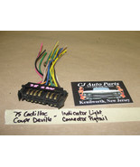 75 Cadillac Deville DASH WARNING INDICATOR LIGHT CONNECTOR WIRE HARNESS ... - $33.94 CAD