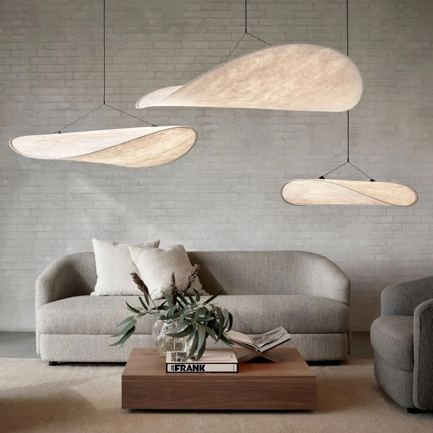Modern LED Pendant Lamp Nordic Silk Chandelier For Living Room Home Deco... - $189.23+