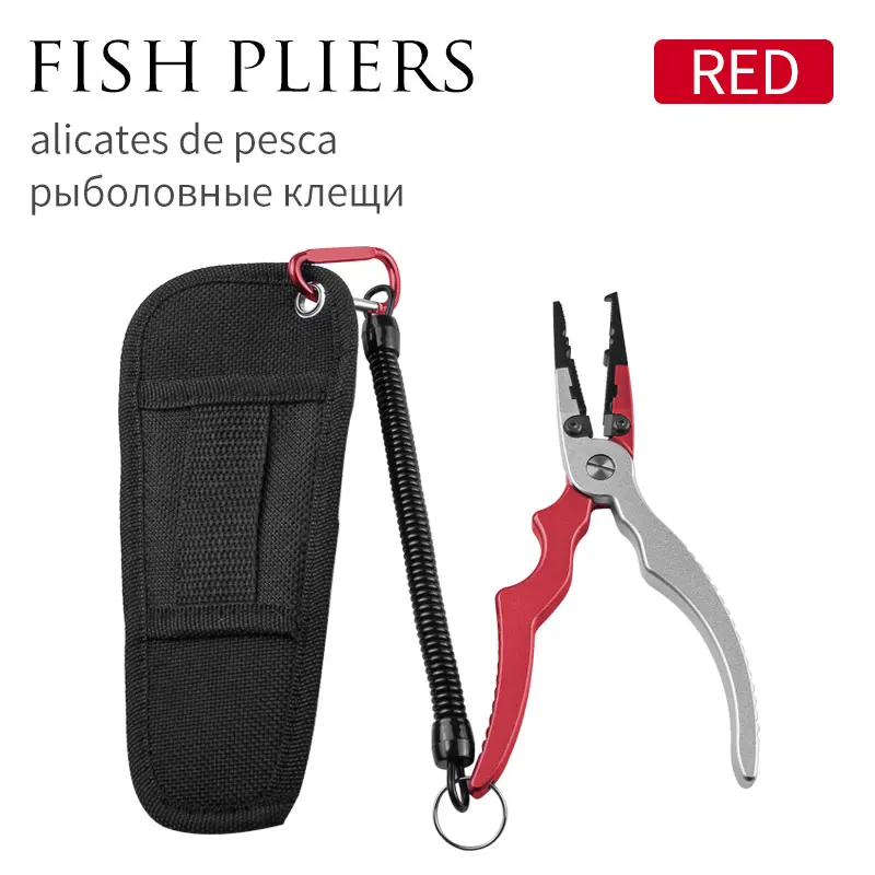 LINNHUE Best Aluminum Alloy Fishing Pliers Grip Set Fishing Tackle Hook Recover  - £51.39 GBP