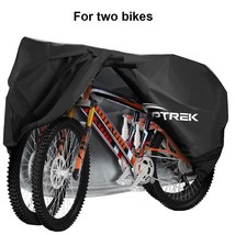 Toptrek Bike Cover 210D Ox Outdoor Storage Waterproof &amp; Anti-UV Bicycle Cover wi - £87.02 GBP