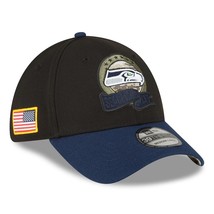 Seattle Seahawks New Era 39THIRTY 2022 Salute To Service Hat Flex Fit S/M $38 - £27.92 GBP