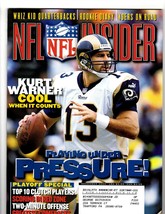 VINTAGE Dec 2000 NFL Insider Magazine Kurt Warner Rams - £23.25 GBP