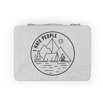 10&quot;x7&quot; Personalized Paper Lunch Bag for Adults Featuring I Hate People W... - £29.79 GBP