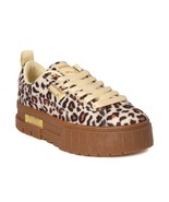 PUMA Leopard Cheetah Mayze Stacked Platform Shimmery Faux Fur Shoes Wm&#39;s 7 - $108.03 CAD