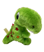 Dan Dee Plush Green Red Baby Dinosaur Stuffed Animal Lovey 7 in - $17.44