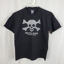 Death&#39;s Door Washington Island T-Shirt Youth L 14-16 Skull Cross Bones S... - £11.18 GBP