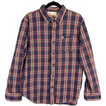 American Eagle Shirt Mens Extra Large Plaid Flannel Button Down Heavywei... - £15.38 GBP