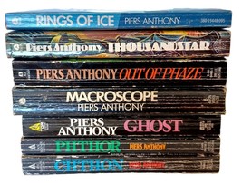 Lot of 7 VTG Piers Anthony Science Fiction Fantasy PB Books  Phthor Chth... - £16.38 GBP