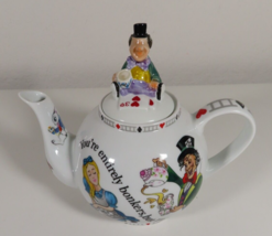 Alice in Wonderland Mad Hatter Teapot VTG Paul Cardew Mad Hatter 30 oz RARE - $49.45