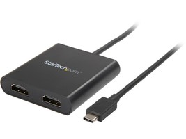 Star Tech.Com MSTCDP122HD 2-Port USB-C To Hdmi Mst Hub - 4K 30Hz - Dual Monitor V - £86.05 GBP