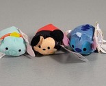 Disney TSUM TSUM- Mickey, Dumbo, Stitch- 3&quot; Mini Plush LOT  NWTS  - $9.36