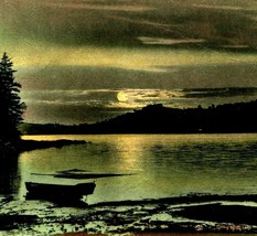 Tramonto Presso Lago Spofford Keene Nuovo Hampshire Nh 1906 Udb Cartolina - £5.60 GBP