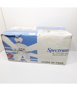 Vintage Spectrum 52&quot; White 3 Light 5 Blade Ceiling Fan King Of Fans - $125.99