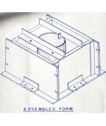 1951 Railroad Bangor Aroostook Blueprint Flashing Light Concrete Form J1... - $134.99