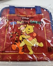 VTG NEW Disney  Exclusive Winnie the Pooh Canvas Tote Bag Pooh &amp; Tiger S... - $23.85