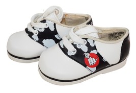 Vintage Disney 101 Dalmatians Infant Baby Size 3 - Unisex Oxford Style Shoe 2003 - £11.79 GBP
