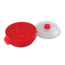 Microwave Steamer and Storage Container - Round- 3 Piece Set - $9.89