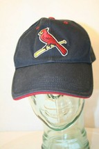 STL Cardinals MLB adjustable Navy Blue Red embroidered Logo Dad Cap Hat - £15.92 GBP