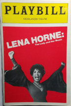 Playbill - Lena Horne: The Lady And Her Music Nederlander Theatre - £10.38 GBP